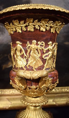 Pair of Medici vases , Empire period